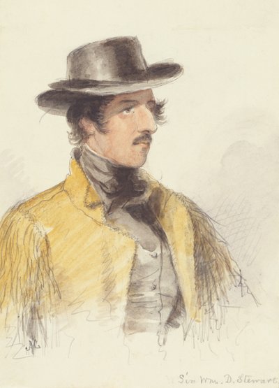 Sir William Stewart, c.1837 (acuarela sobre papel) de Alfred Jacob Miller