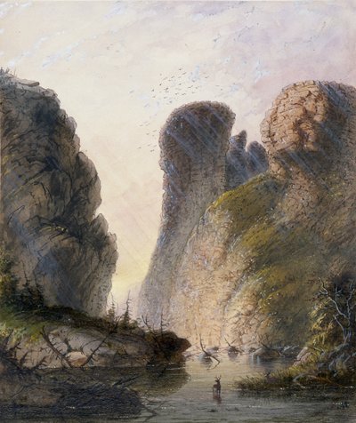 La «Puerta del Diablo» de Alfred Jacob Miller