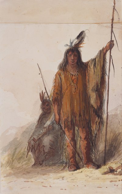 Vestimenta de guerra, c.1837 de Alfred Jacob Miller