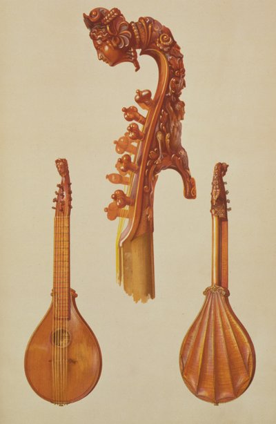 Cítara hecha por Antonio Stradivarius (c.1644-1737) 1700, de 