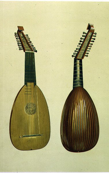 Laúd, italiano de Alfred James Hipkins