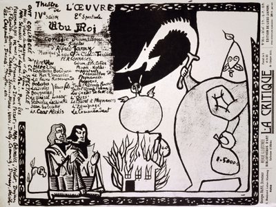 Rey Ubu. 1896 (cartel) de Alfred Jarry