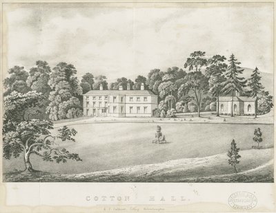 Cotton - Hall: litografía de Alfred Jolly Caldicott