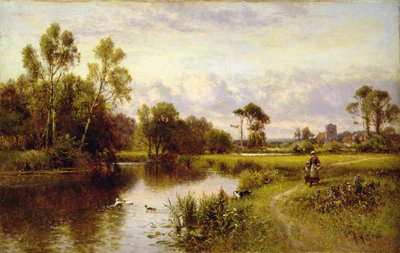 Cerca de Thursby, Yorkshire de Alfred Jr. Glendening