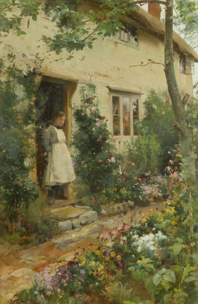 El jardín de la cabaña de Alfred Jr. Glendening