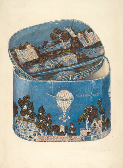 Diseño de Caja de Sombreros de Alfred Koehn