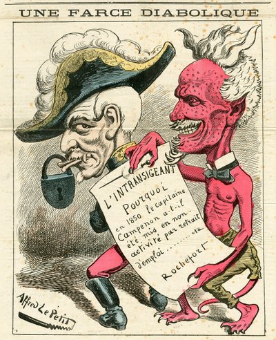 Portada de Le Grelot, número 655, Satírico en Colores de Alfred Le Petit