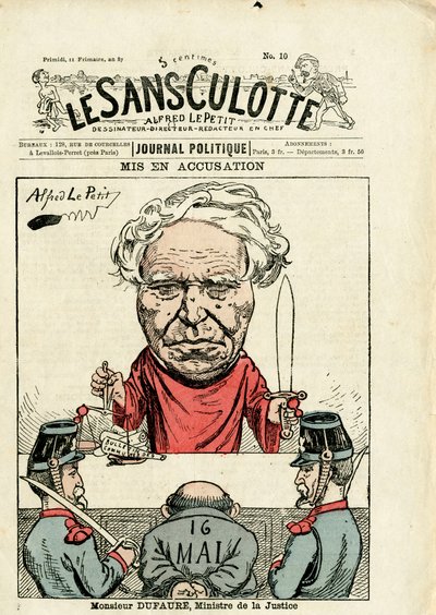 Portada de "Le Sans-Panlotte", número 10, Satírico en Colores de Alfred Le Petit