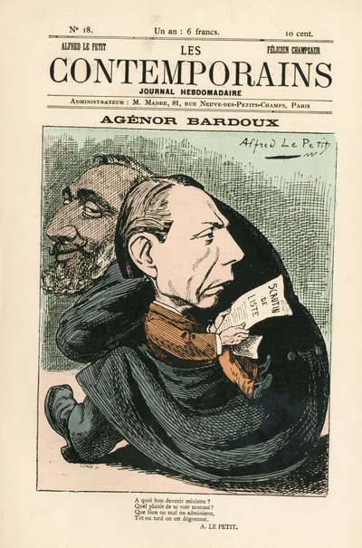 Portada de "Los Contemporáneos", número 18 de Alfred Le Petit