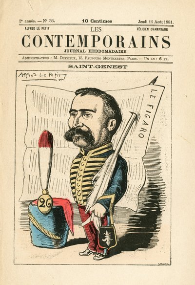 Portada de "Les Contemporains", número 36 de Alfred Le Petit
