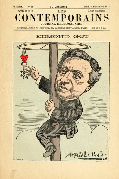 Portada de "Los Contemporáneos", número 39 de Alfred Le Petit