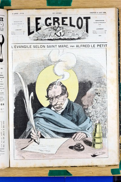 Portada de "Le Grelot", número 72, Satírico en Colores de Alfred Le Petit