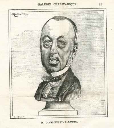Ilustración de Alfred Le Pete (1841-1909) en Le Charivari de Alfred Le Petit