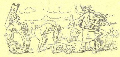Ilustración de Alfred Le Petit (1841-1909) en Gros-Jean y su cura de Alfred Le Petit