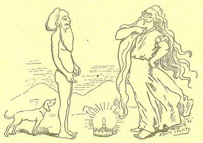Ilustración de Alfred Le Pete en Gros-Jean y su cura de Alfred Le Petit