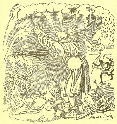 Ilustración de Alfred Le Petit (1841-1909) en Gros-Jean et son cure de Alfred Le Petit