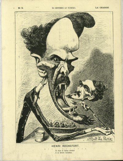 Ilustración de Alfred Le Pete (1841-1909) en La Charge (1870), No. 3 de Alfred Le Petit