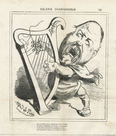 Ilustración de Alfred Le Pete (1841-1909) en Le Charivari de Alfred Le Petit