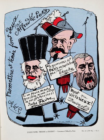 Jules Favre, Trochu y Ducrot, de Histoire de la Troisième République, Vol. I, l