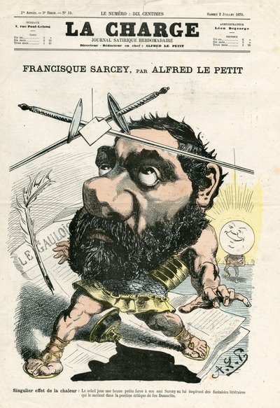 La Charge (1870), número 12, Satírico en colores de Alfred Le Petit