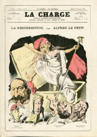 La Charge (1870), número 23, Satírico en Colores de Alfred Le Petit