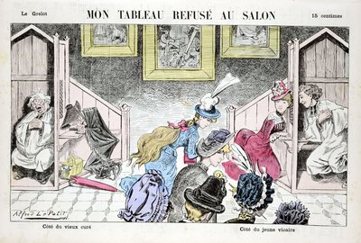 Le Grelot, número 735, Satírico en Colores de Alfred Le Petit