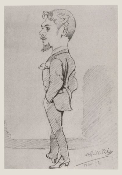 Retrato de Marte, 1873 de Alfred Le Petit
