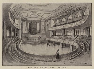 El nuevo Colston Hall, Bristol de Alfred Leete