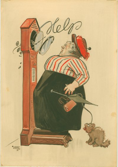 ¡Prueba tu peso! de Alfred Leete