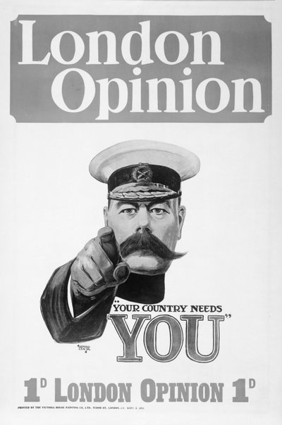Tu país te necesita de Alfred Leete