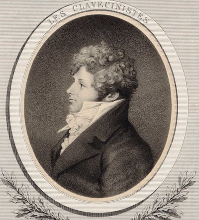 Retrato del pianista y compositor Daniel Steibelt 1765-1823 de Alfred Lemoine
