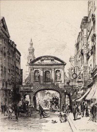 Temple Bar de Alfred Louis Brunet Debaines
