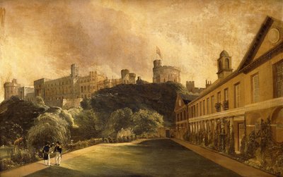 Vista del Castillo de Windsor desde el Colegio de Traver de Alfred Montague