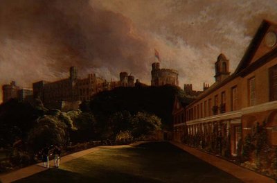 Vista del Castillo de Windsor desde el Colegio de Traver de Alfred Montague