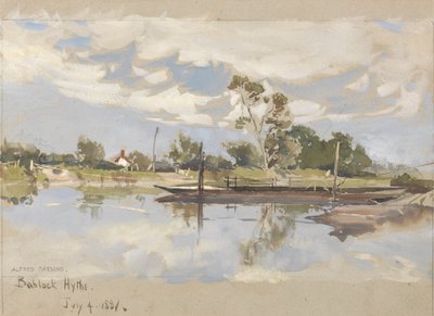 Bablock Hythe, cerca de Oxford de Alfred Parsons