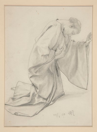 Monje arrodillado de Alfred Parsons