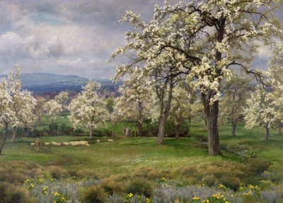 El huerto de perales, c.1903 de Alfred Parsons