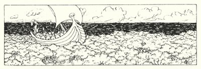 Historia verdadera de Lucian: Navegando por las copas de los árboles (grabado) de Alfred Payne Garnett