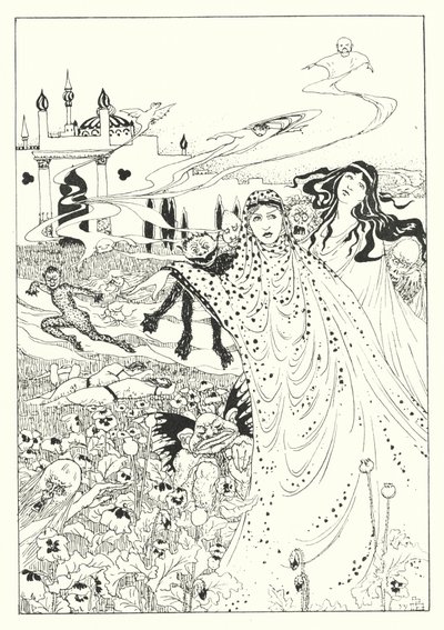 Una historia verdadera de Lucian: Algunos sueños (grabado) de Alfred Payne Garnett