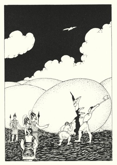 Historia verdadera de Lucian: El huevo de Halcyon (grabado) de Alfred Payne Garnett