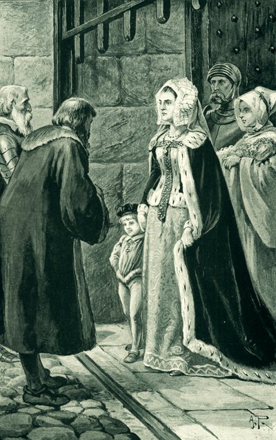 La reina Margarita, viuda de Jacobo IV, desafía a los nobles de Alfred Pearse