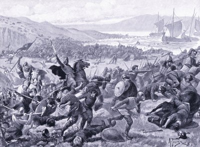 La gran batalla de Brunanburh AD937 de Alfred Pearse