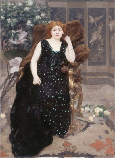 Retrato de Jane Hading de Alfred Roll