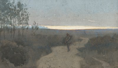 Regresando al anochecer, 1905 de Alfred Rawlings Baker