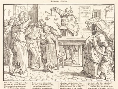 Auch ein Todtentanz III de Alfred Rethel
