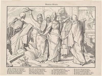 Auch ein Todtentanz I de Alfred Rethel