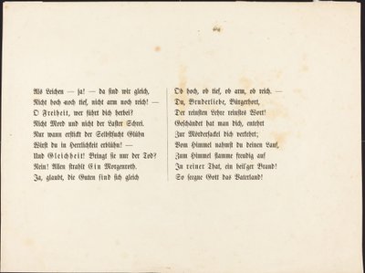 También una danza macabra: Página de texto de Alfred Rethel