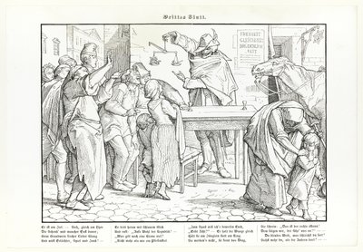También una danza de la muerte, plato III de Alfred Rethel