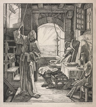 Danza de la muerte: La muerte como amiga de Alfred Rethel