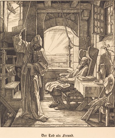 La muerte como amigo de Alfred Rethel